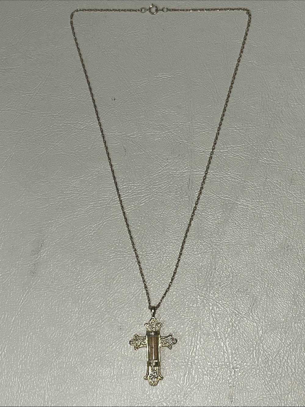 F Ropes 14k Gold-Filled Cross Pendant Necklace